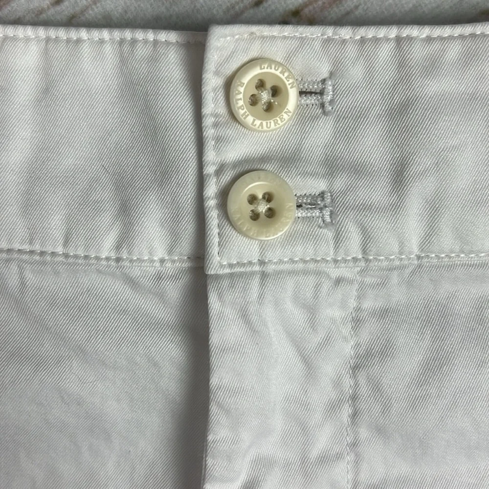 Ralph Lauren Cotton Shorts - White - Picture 5 of 6